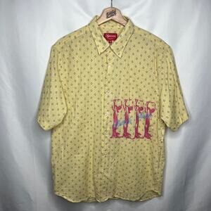 SS21 2021 Supreme NYC Butthole Surfers S/S Button Up Shirt M